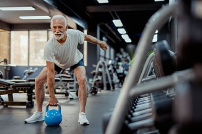 older man KB lift
